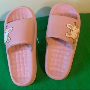 Pink women’s Slide Sandals.
Size 10